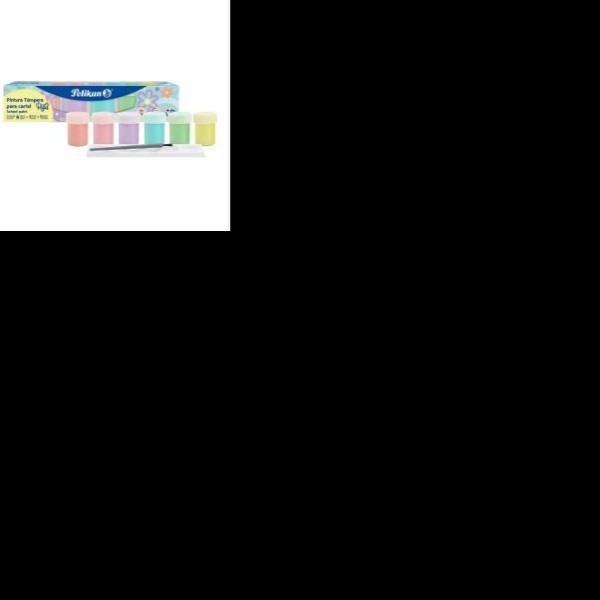 PINTURA TEMPERA 20ML. COL. PASTEL PELIKAN EST.C6 PZAS C.40